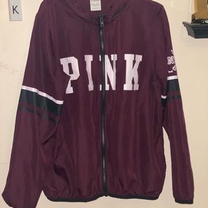 Pink wind breaker